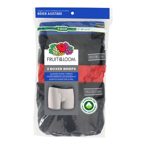 3CEL1BM - Boxer ajustado niño color 3 piezas