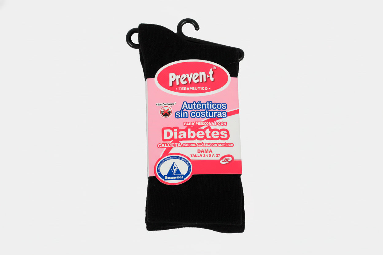 C1959 - Calceta Preven-t Diabetes de Acrílico Dama