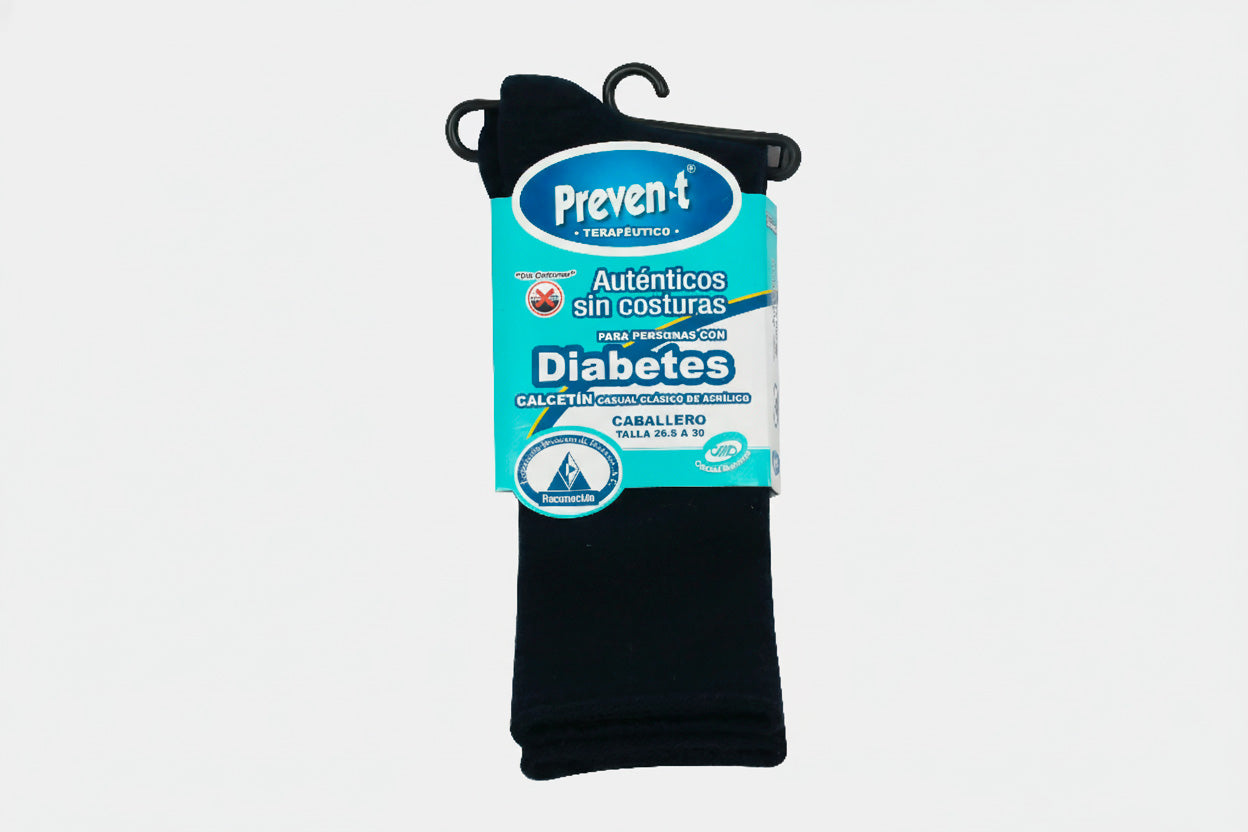 C1962 - Calcetín Preven-t Diabetes de Acrílico para Caballero