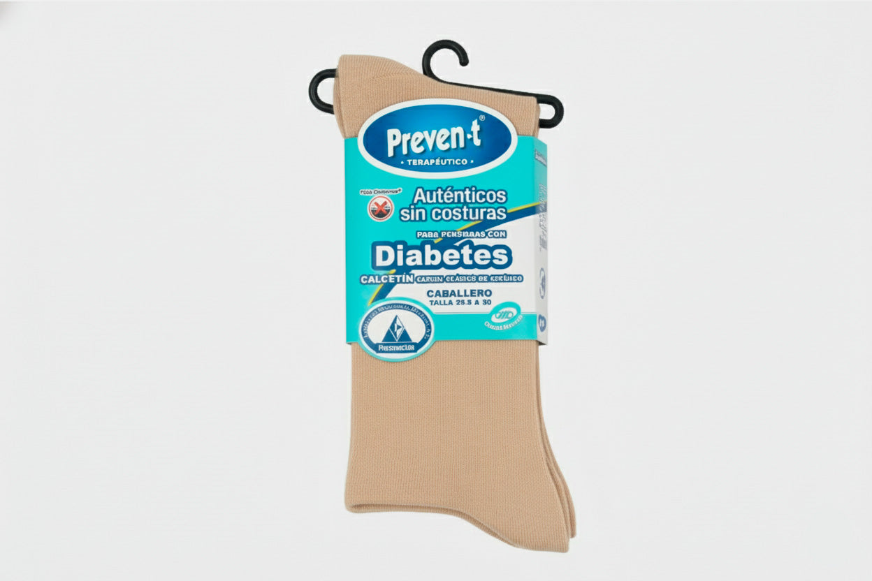 C1962 - Calcetín Preven-t Diabetes de Acrílico para Caballero