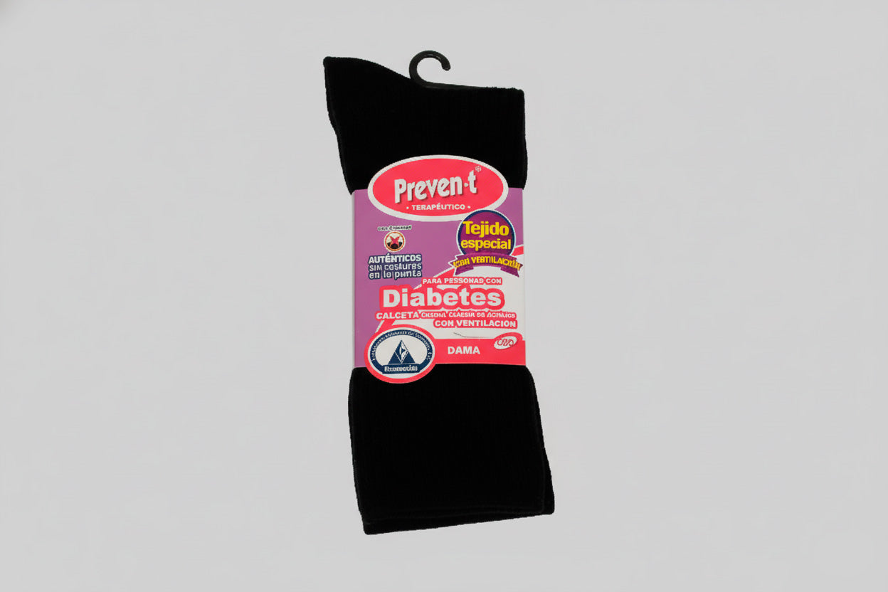 C1967 - Calceta Preven-T diabetes ventilado dama