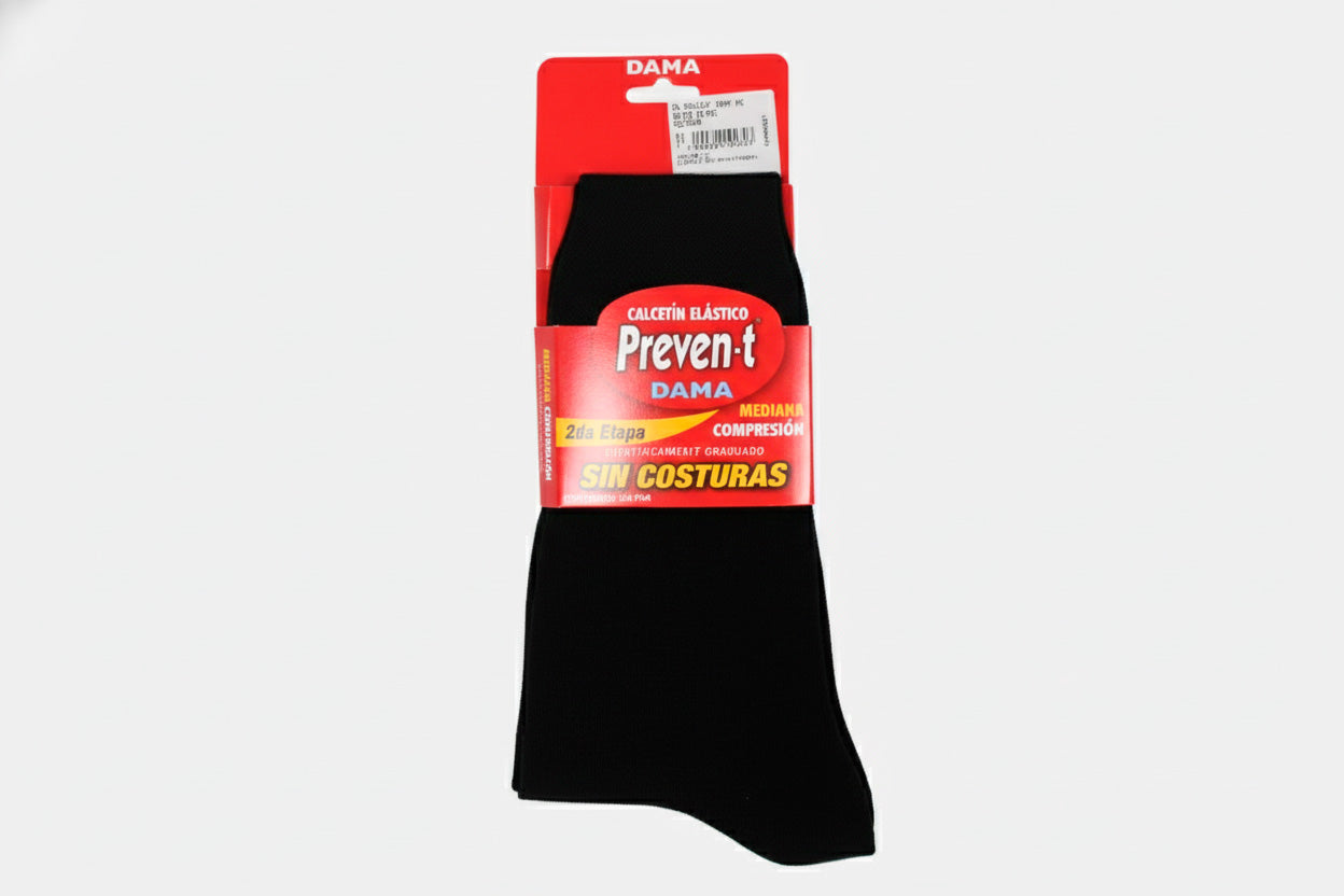 C1977 - Calceta Preven-t Etapa 2 Mediana Compresión Nylon Dama