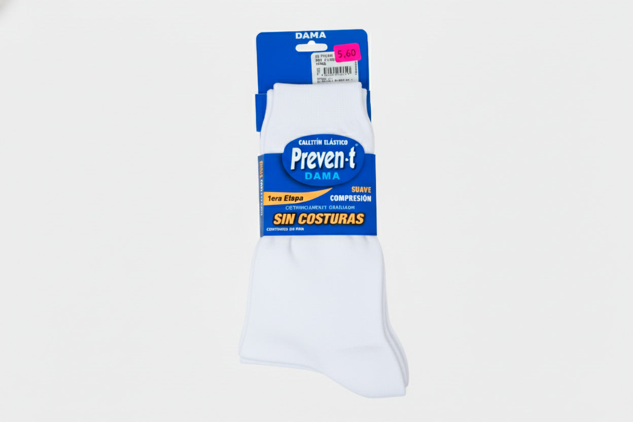 C1978 - Calceta Preven-t Etapa 1 Suave Compresión Nylon Dama