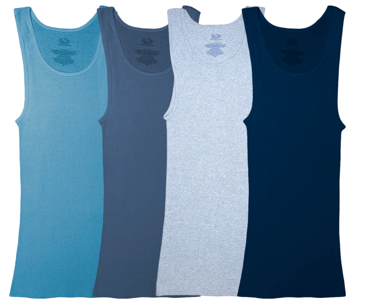 BL261CM - Camiseta Atlética Caballero color, blue collection 4 piezas
