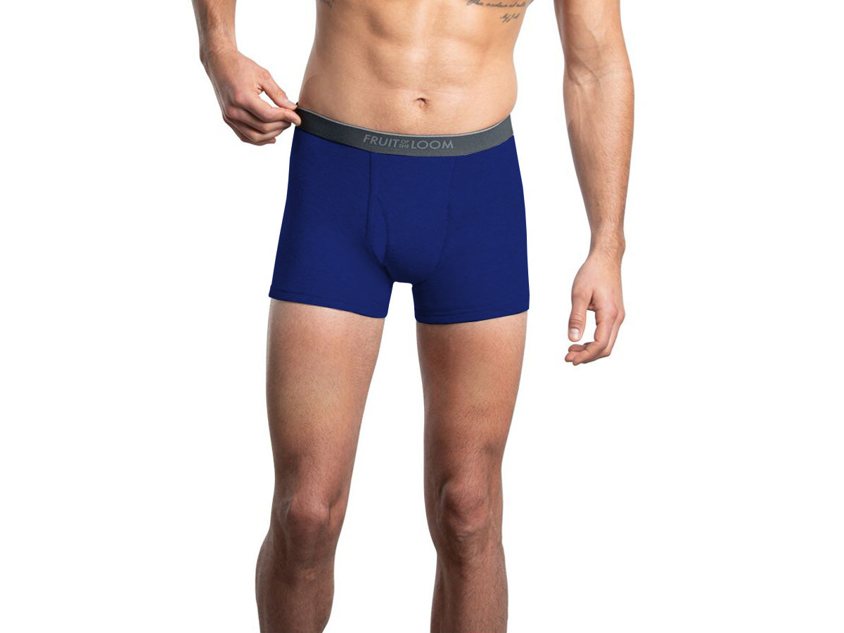 BLTR7CM - Boxer ajustado corto caballero blue collections 4 piezas