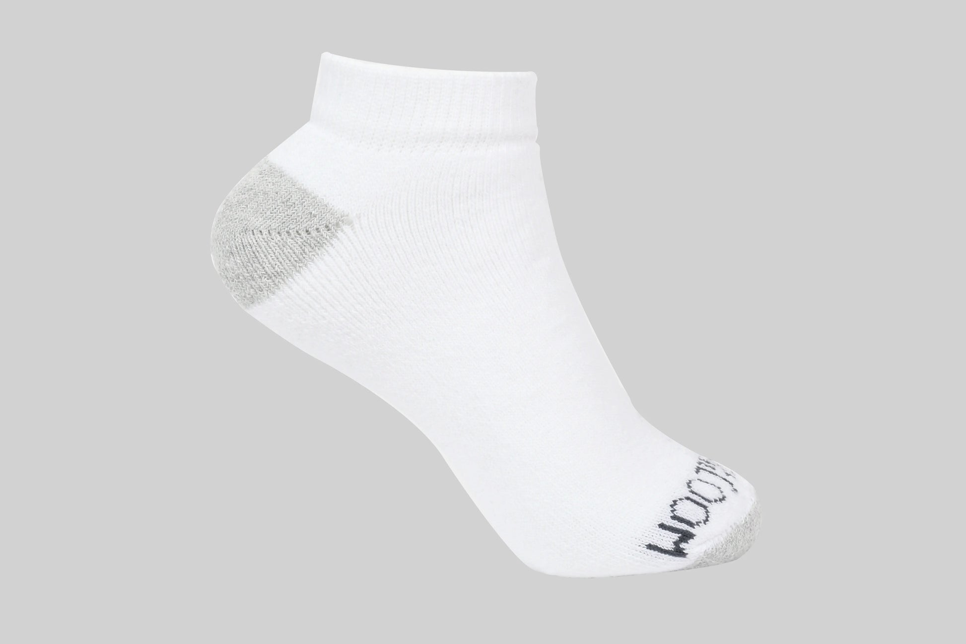 K1547 - Tin Low Cut Caballero 5 pares Blanco punta talón Jaspe