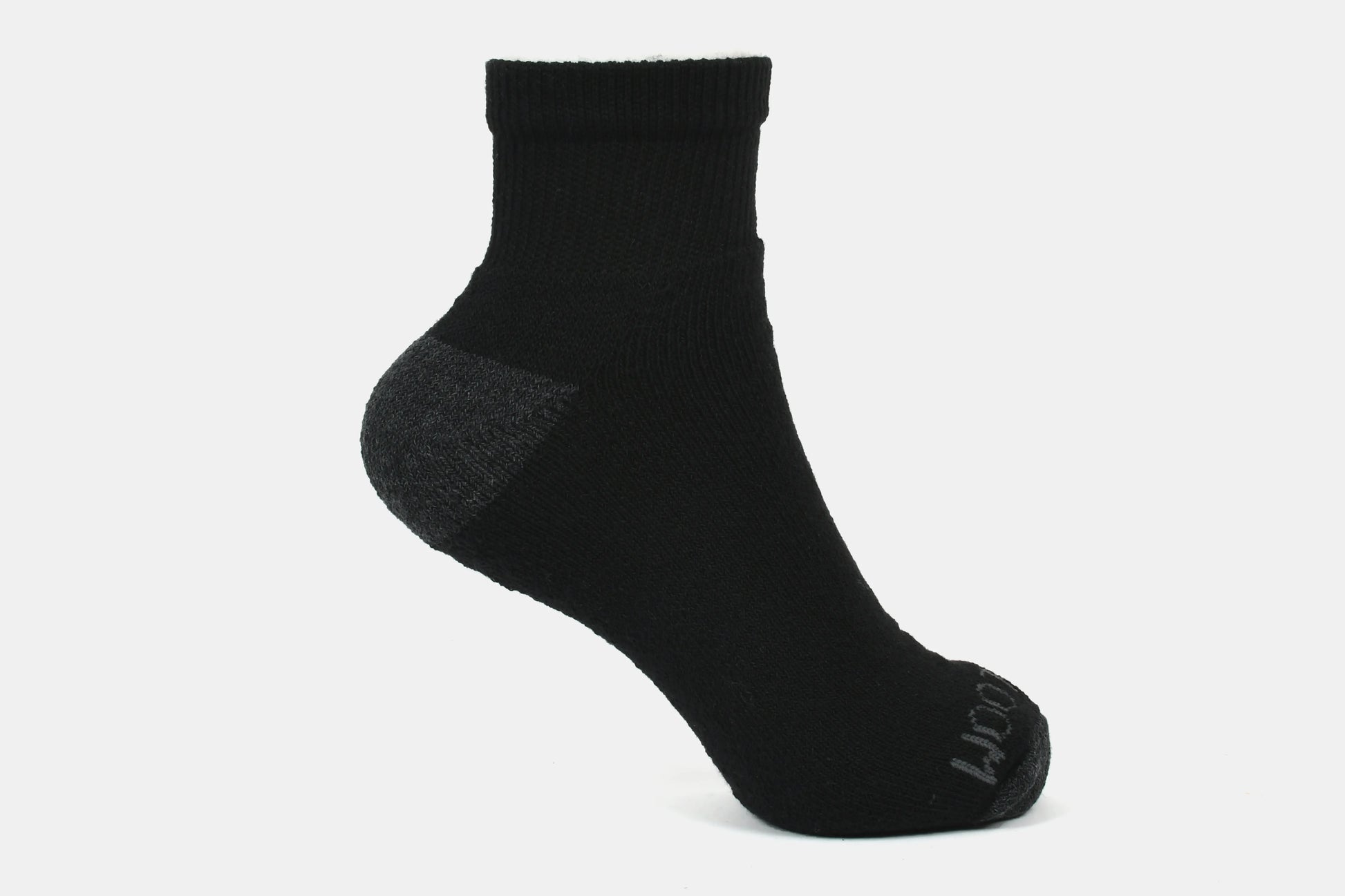 C7242 - Tin Ankle Caballero 5 pares Negro punta talón oxford