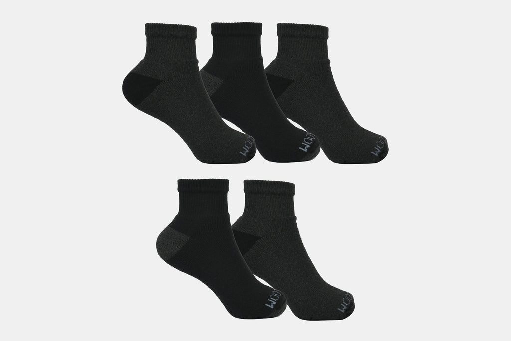 C7243 - Tin Ankle Caballero 5 pares Negro-Oxford