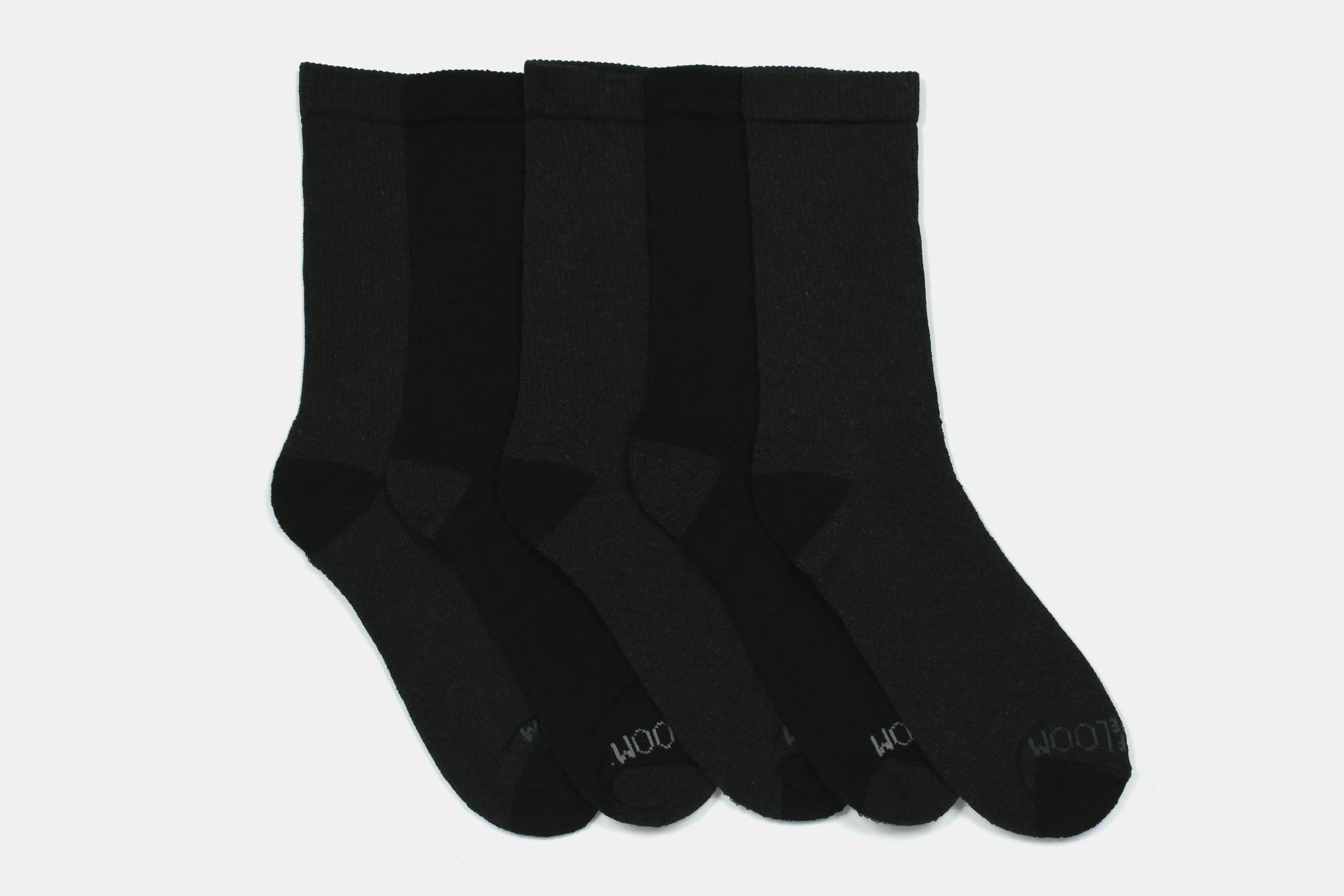 C7246 - Calceta Corta Caballero 5 pares Negro Oxford