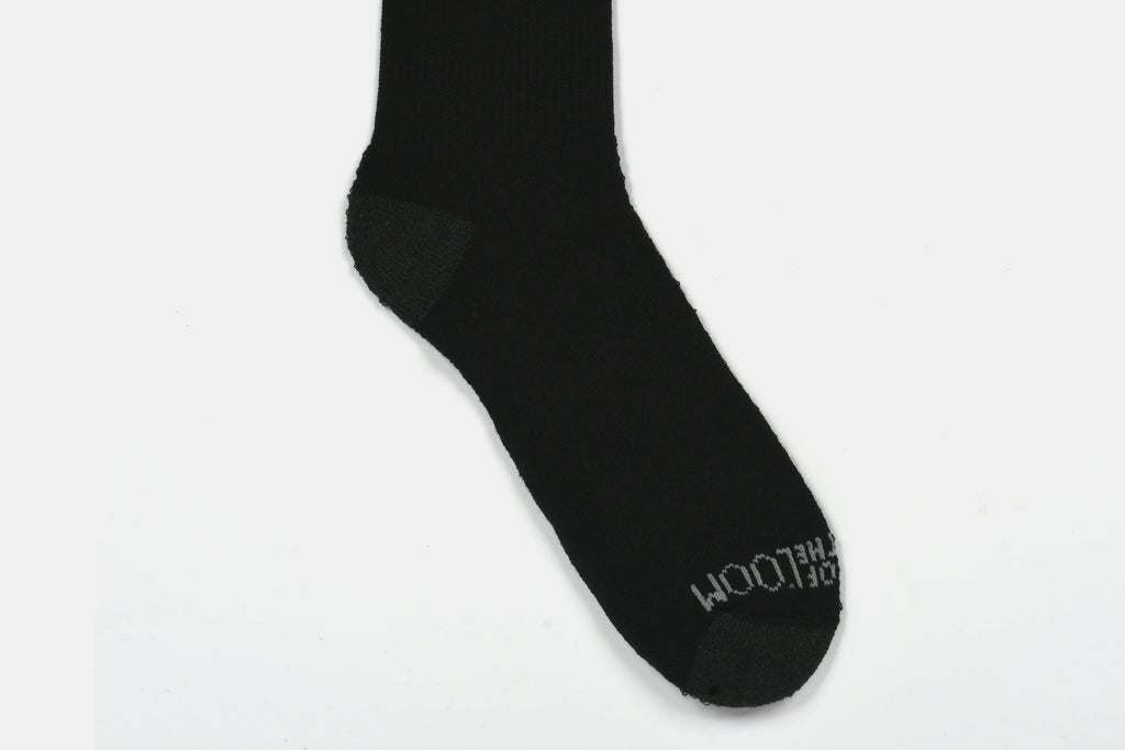 C7246 - Calceta Corta Caballero 5 pares Negro Oxford
