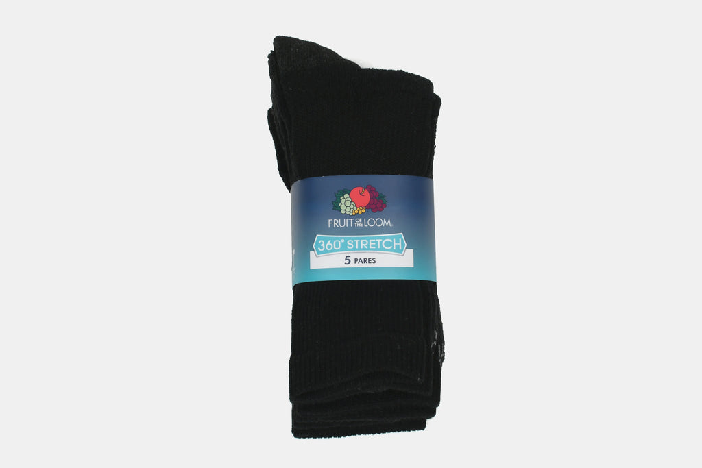 C72247 - Calceta Corta Caballero 5 pares Negro punta talón Oxford