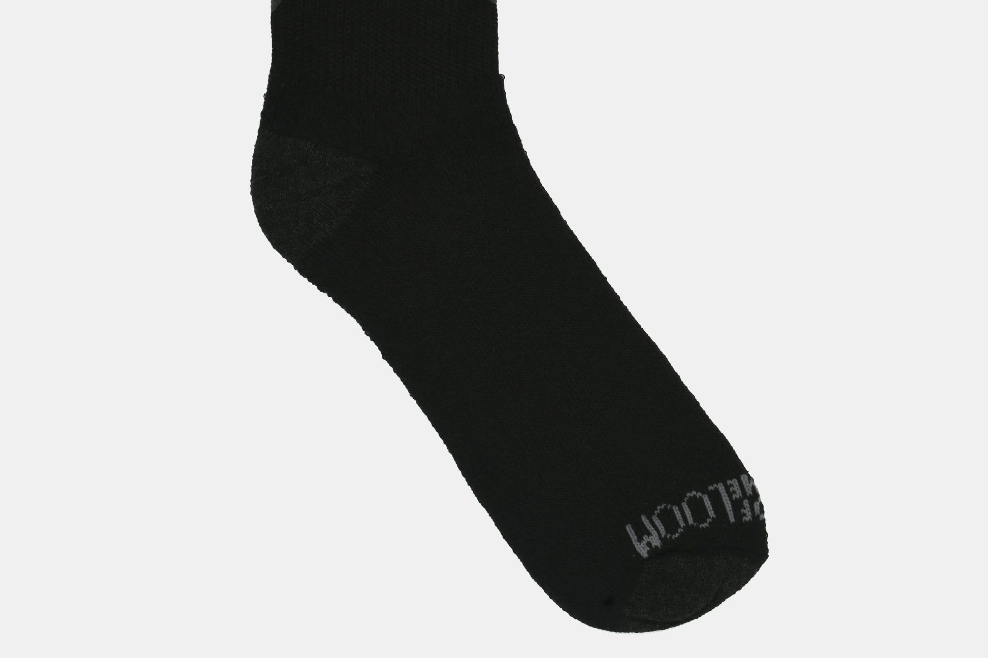 C72247 - Calceta Corta Caballero 5 pares Negro punta talón Oxford