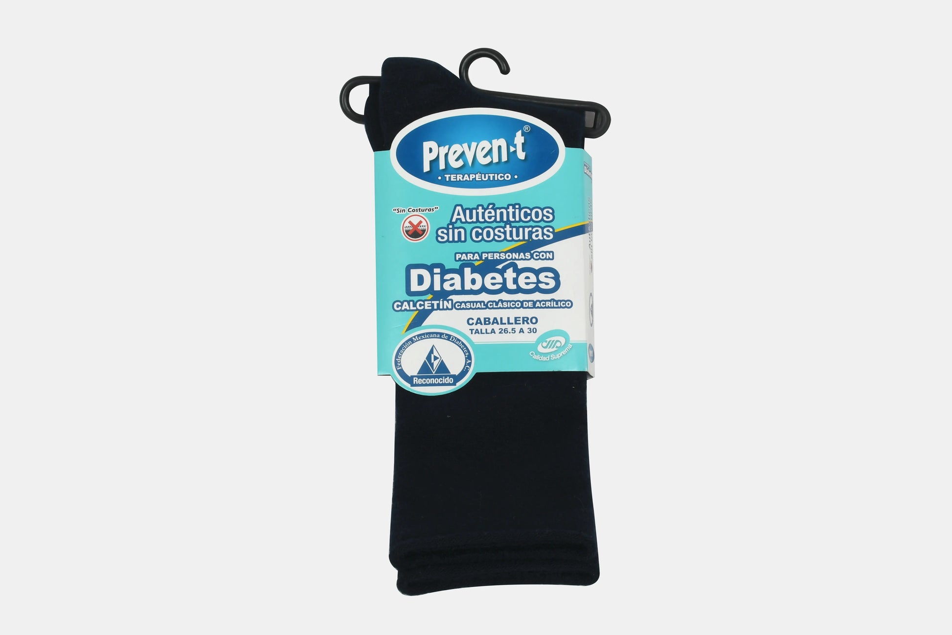 C1962 - Calcetín Preven-t Diabetes de Acrílico para Caballero