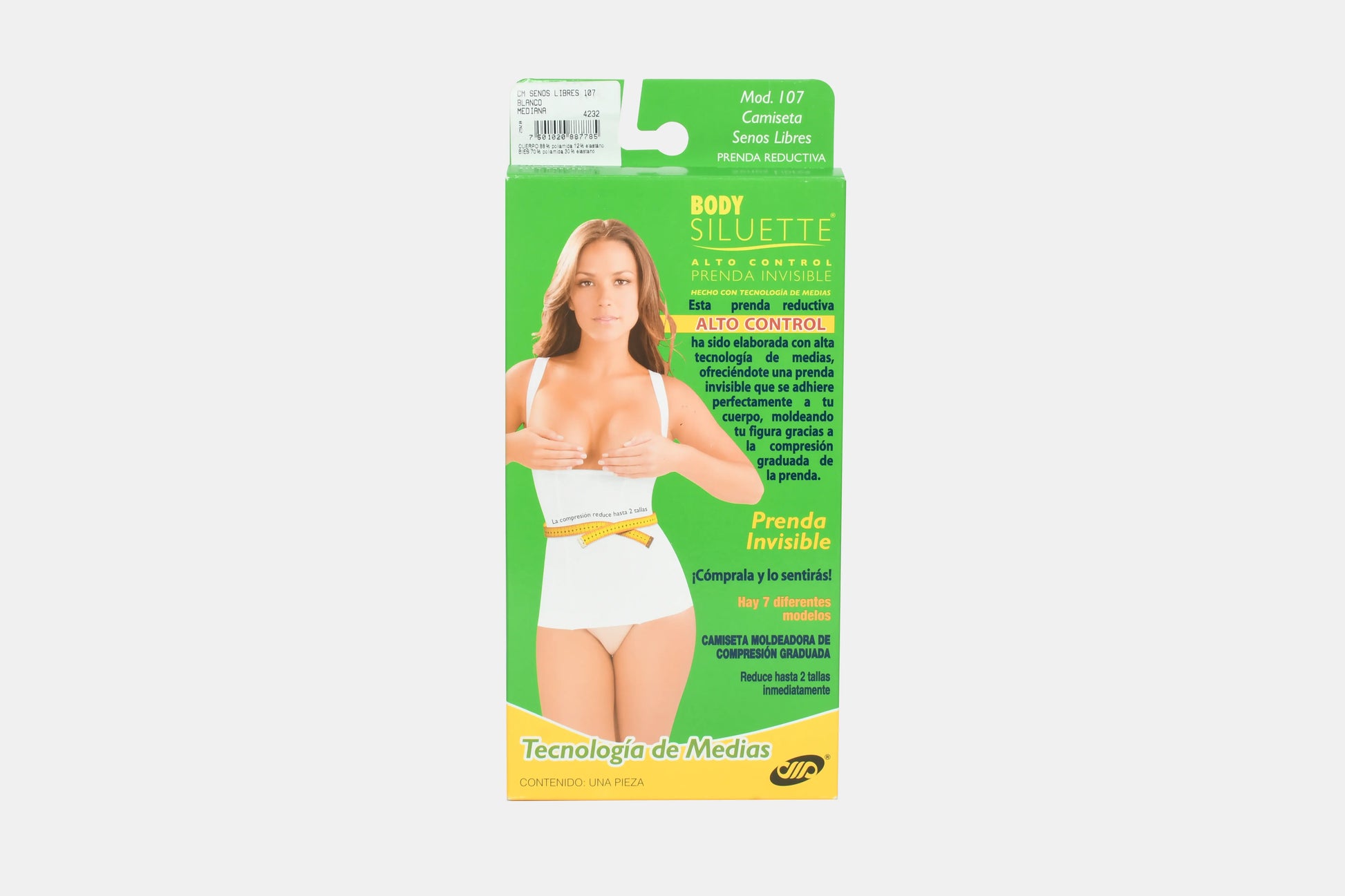 C4232 - Body Camiseta Siluette Senos Libres