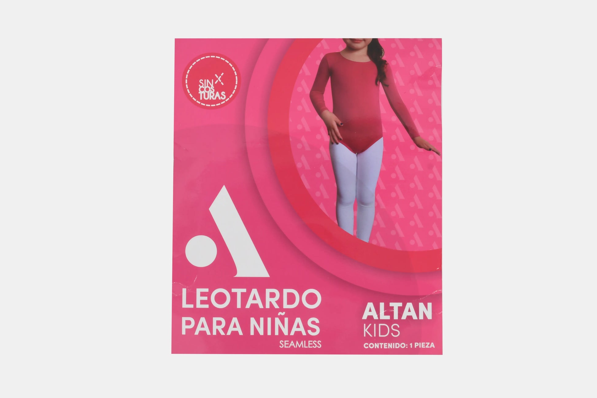A6445 - Leotardo manga larga niña