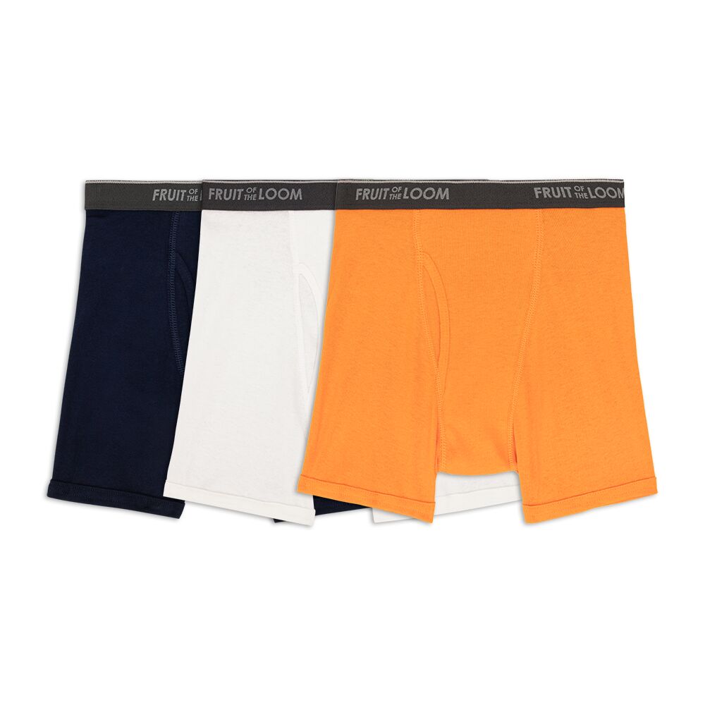 3EL80BM - Bóxer ajustado para niño 3 piezas varios colores.