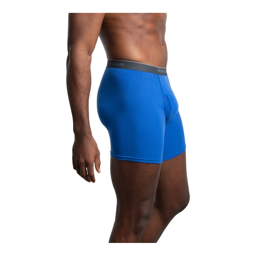BLBB76M - Bóxer azules briefs para caballero 4 piezas.