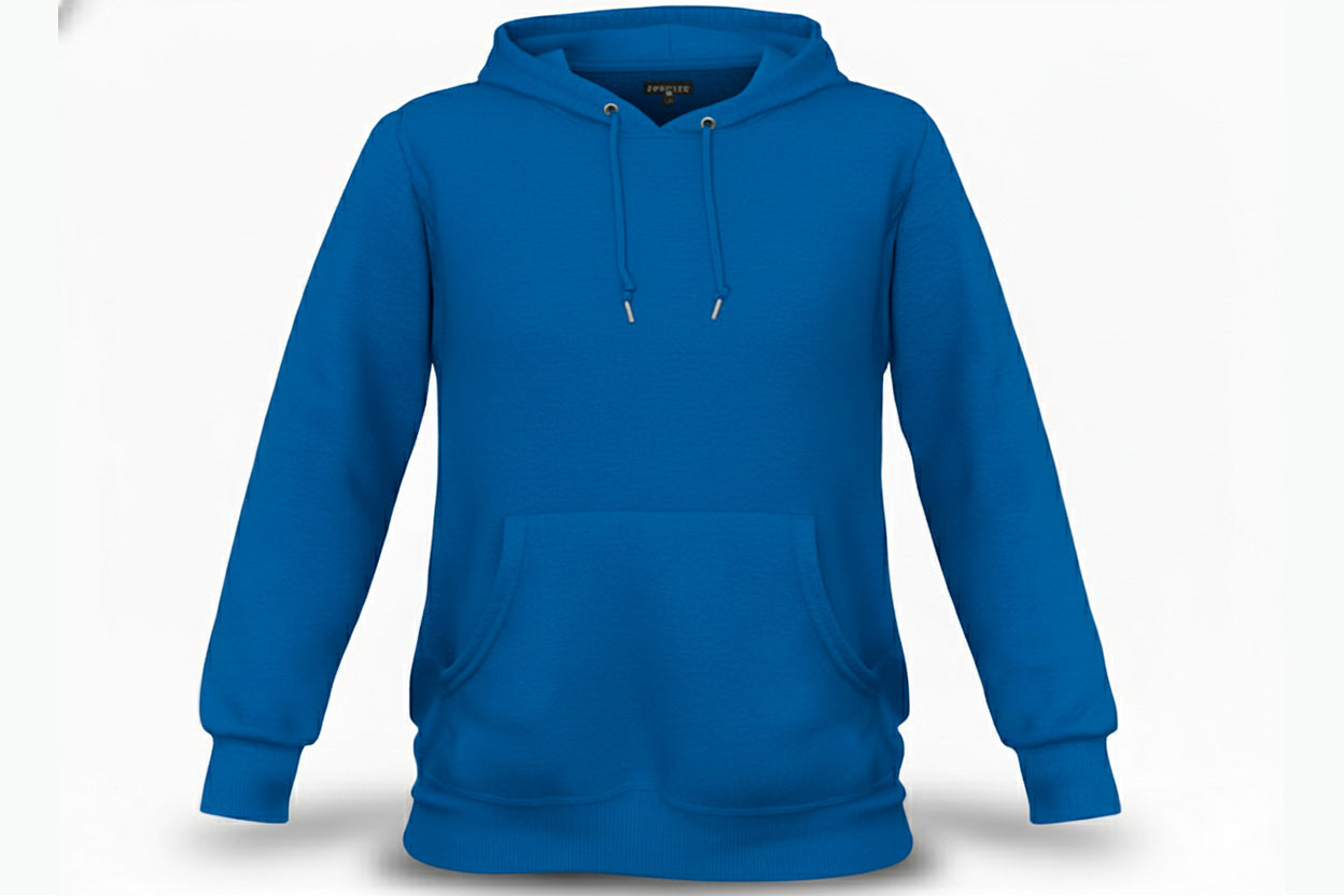 Q7000 - Sudadera cangurera y capucha caballero 1 pieza
