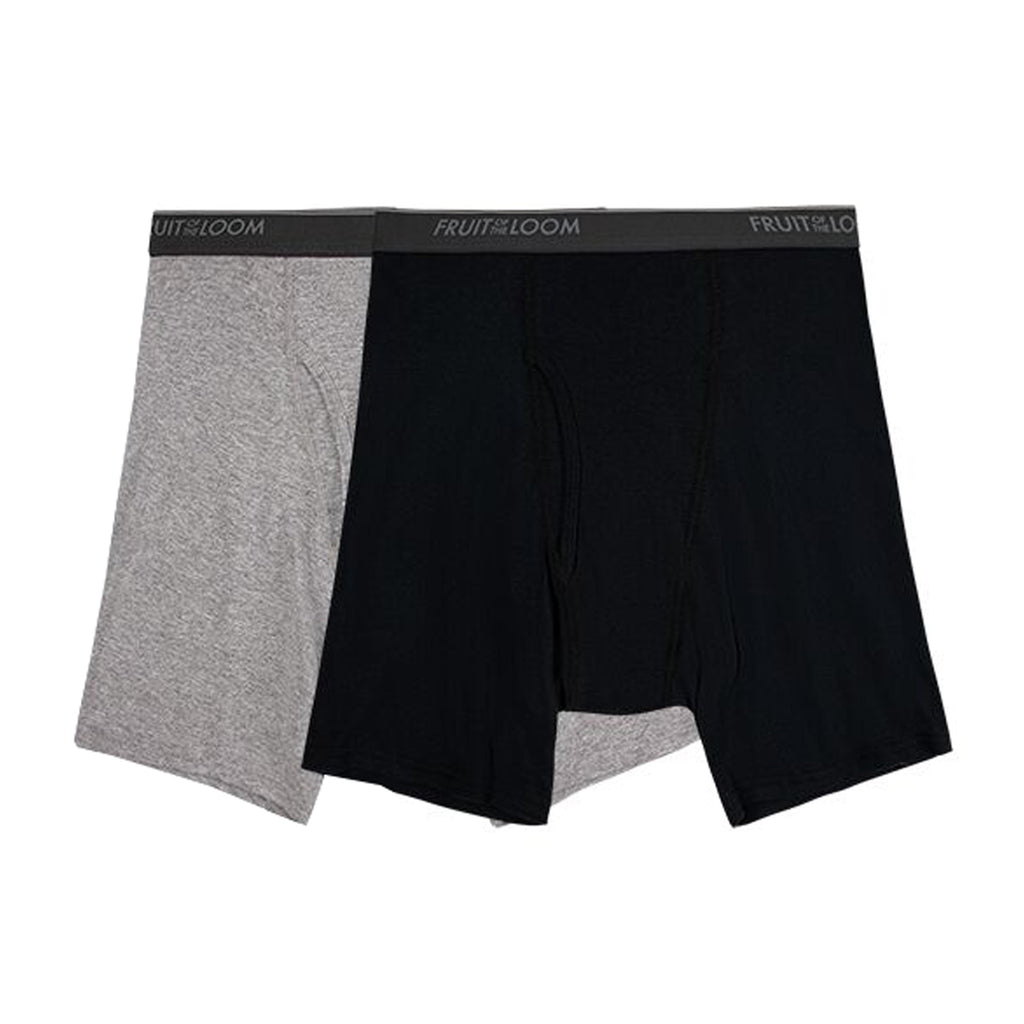 TR7601M - Boxer ajustado corto caballero Trunks negro jaspe 2 piezas